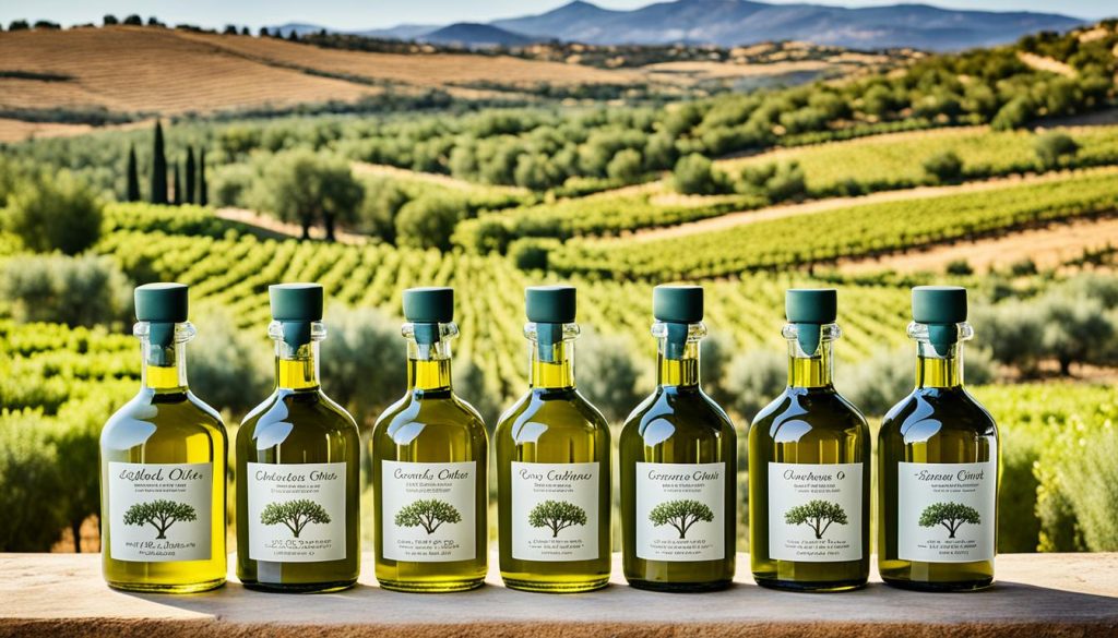 huiles d'olive d'Espagne