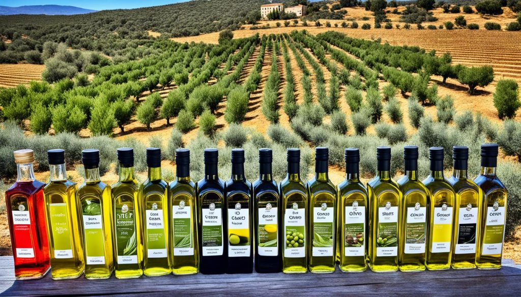 prix huile d'olive espagne par région
