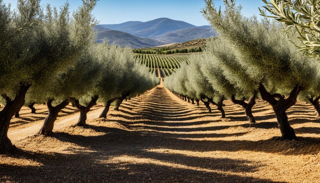 région espagnole huile d'olive