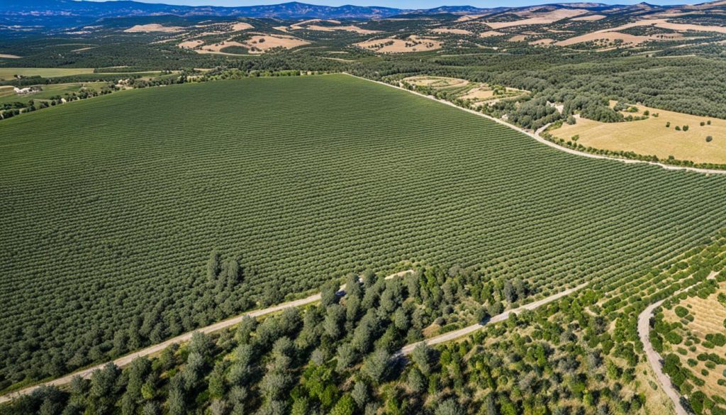 régions productrices d'huile d'olive